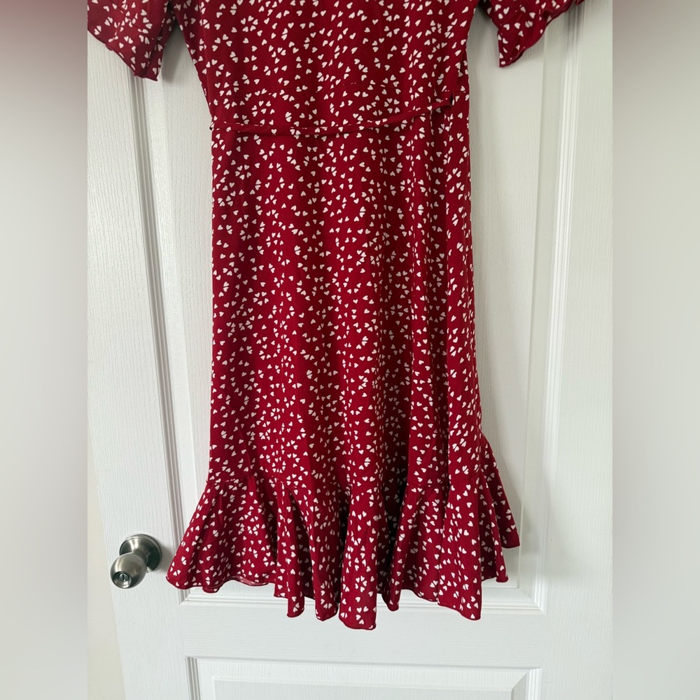 NWT - Pat Pat - Mommy and Me Red Dress with White Hearts - Size Small - Picture 16 of 16